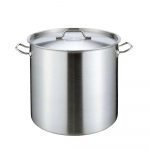 Nerezový hrniec vysoký 26l s pokrievkou - 32 x 32 cm