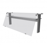Rovná sklenená nadstavba EUF-1P 1150 mm