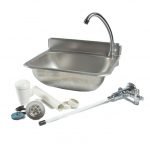 Bezdotykové umývadlo s nástenným kolenovým spínačom HACCP