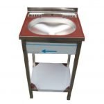 Nerezové umývadlo na ruky 50x40x85 cm