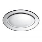 Tácka nerezová oválna 40 x 26 cm