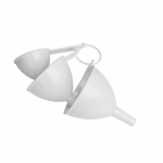 Sada umelohmotných lievikov