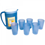Výpredaj Džbán plastový 1,8l + 6x plastové poháre 0,28l