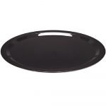 Podnos polykarbonátový čierny Ø 50 cm