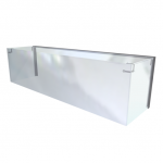 Hranatá sklenená nadstavba s LED osvetlením EUFL 1150 mm