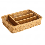 Kôš polyratanový na príbory