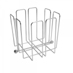 Stojan na servítky nerezový 19x19 cm