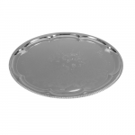 Tácka chrómovaná oválna 45,5 x 34 cm