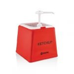 Dávkovač na omáčky červený 2,5 l