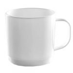 Polykarbonátový pohár 250 ml - biely