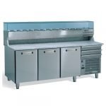 Chladiaci pizza stôl BASIC SP50 2120x800 0/+8°C - H660 TN