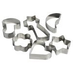 Vykrajovače - 6 dielny set, nerez