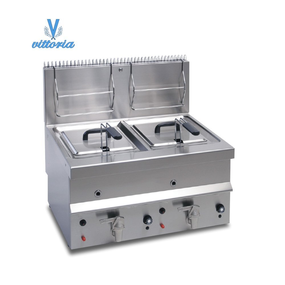 Vittoria V-FRI10+10GB - Plynová fritéza - 70x60 cm