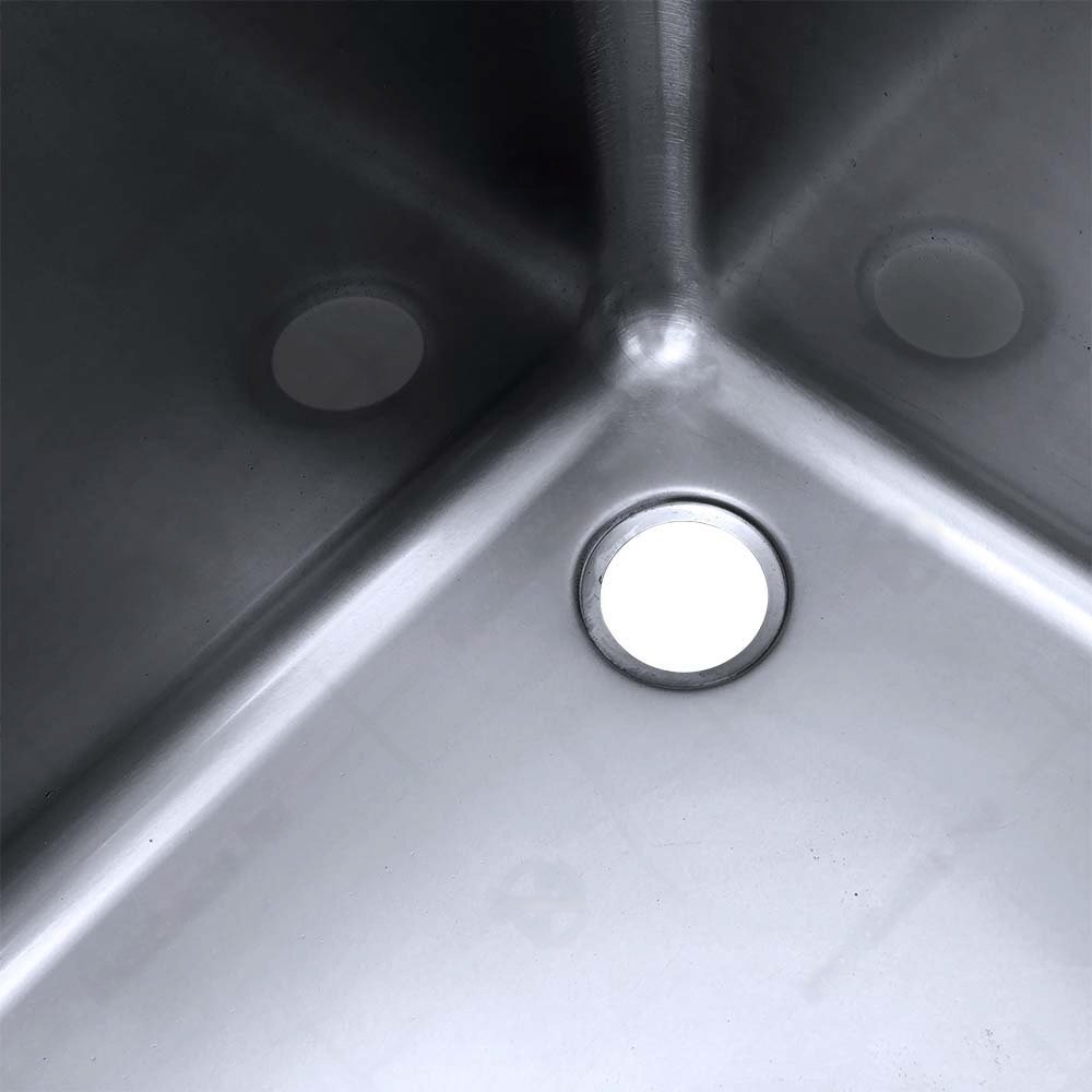 Nerezový jednodrez na čierny riad 100 x 70 / 86 x 50 x 37,5 cm – Obrázok 2