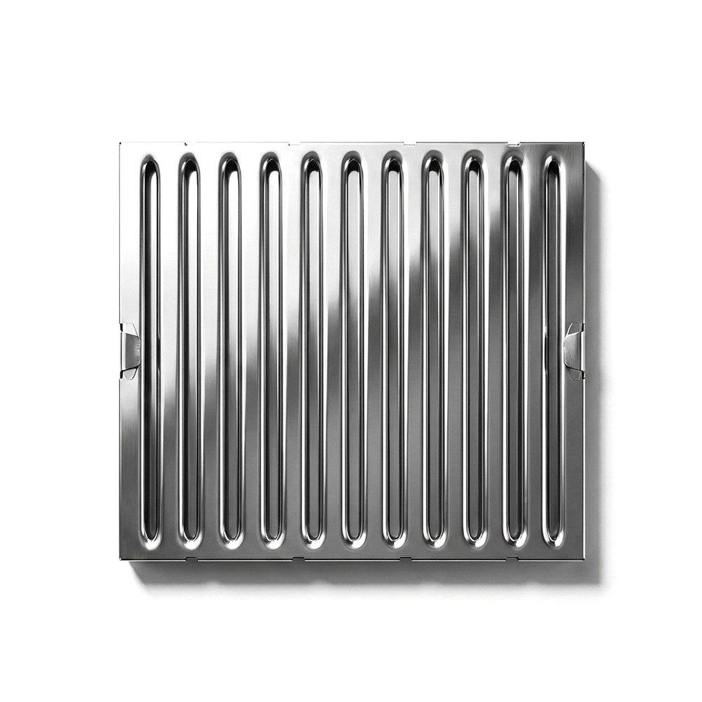 Labyrintový filter pre digestor z chrómového plechu, 400x350x20 mm – Obrázok 2
