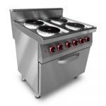 Elektrický sporák 80x70 cm s ventilovanou rúrou GN1/1 - FSIET7-4+ES