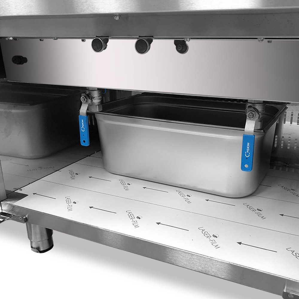 Elektrická fritéza - 80x70 cm - FFPE 18+18 – Obrázok 2