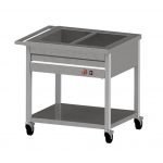 Ohrevný vozík 2 x GN1/1