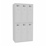 Šatňová skriňa šesťdverová 90x50x180 cm