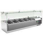 Chladiaca vitrína na pizzu 120 cm 5xGN1/4