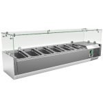 Chladiaca vitrína na pizzu 140 cm 6xGN1/4