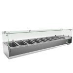 Chladiaca vitrína na pizzu 160 cm 7xGN1/4