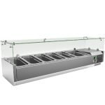 Chladiaca vitrína na pizzu 150 cm 5xGN1/3+1xGN1/2