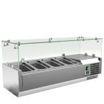 Chladiaca vitrína na pizzu 100 cm 4xGN1/4