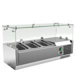 Chladiaca vitrína na pizzu 85 cm 3xGN1/4