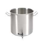 Nerezový hrniec vysoký 95l s výpustným ventilom + pokrievka