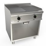 Grilovacia platňa elektrická ryhovaná a hladká 80x70 cm - L7/KTE2BAMK