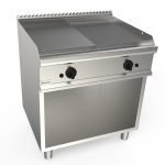 Grilovacia platňa plynová ryhovaná a hladká 70x70 cm - L7/FTG2BAMK