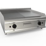 Grilovacia platňa plynová ryhovaná a hladká 80x70 cm - L7/KTG2BBMK