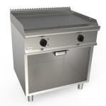 Grilovacia platňa elektrická ryhovaná  80x70 cm - L7/KTE2BARK