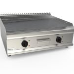 Grilovacia platňa elektrická ryhovaná  80x70 cm -  L7/KTE2BBRK