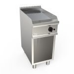 Grilovacia platňa plynová hladká chrómovaná 40x70 cm - L7/KTG1BALC