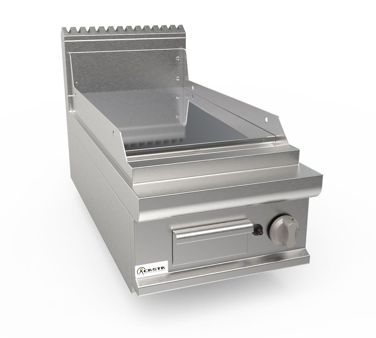 Grilovacia platňa plynová hladká chrómovaná 40x90 cm - LQ/FTG2BBLC