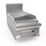 Grilovacia platňa plynová ryhovaná chrómovaná 40x90 cm - LQ/FTG2BBRC