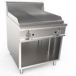 Grilovacia platňa plynová ryhovaná a hladká 80x90 cm - L9/FTG4BAMK