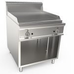Grilovacia platňa plynová ryhovaná 80x90 cm - LQ/FTG4BARK