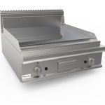 Grilovacia platňa plynová hladká chrómovaná 80x90 cm - LQ/FTG4BBLC