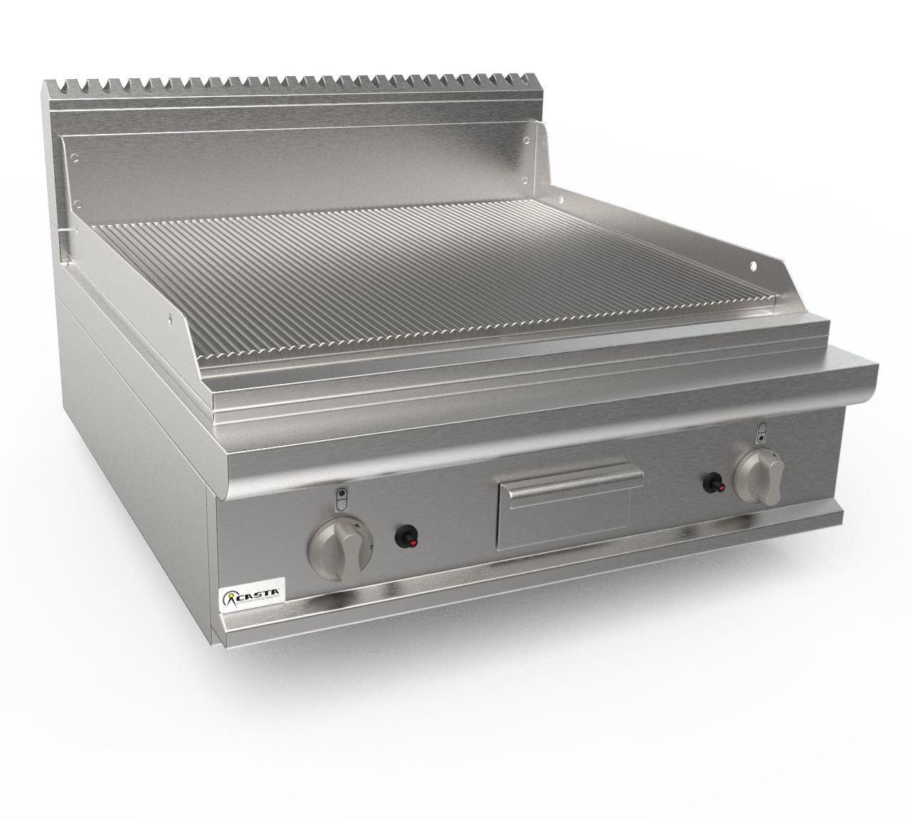 Grilovacia platňa plynová ryhovaná 80x90 cm - L9/FTG4BBRK