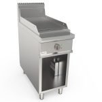 Grilovacia platňa elektrická ryhovaná chrómovaná 40x90 cm - LQ/FTE2BARC