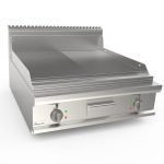 Grilovacia platňa elektrická ryhovaná a hladká 80x90 cm - LQ/FTE4BBMK