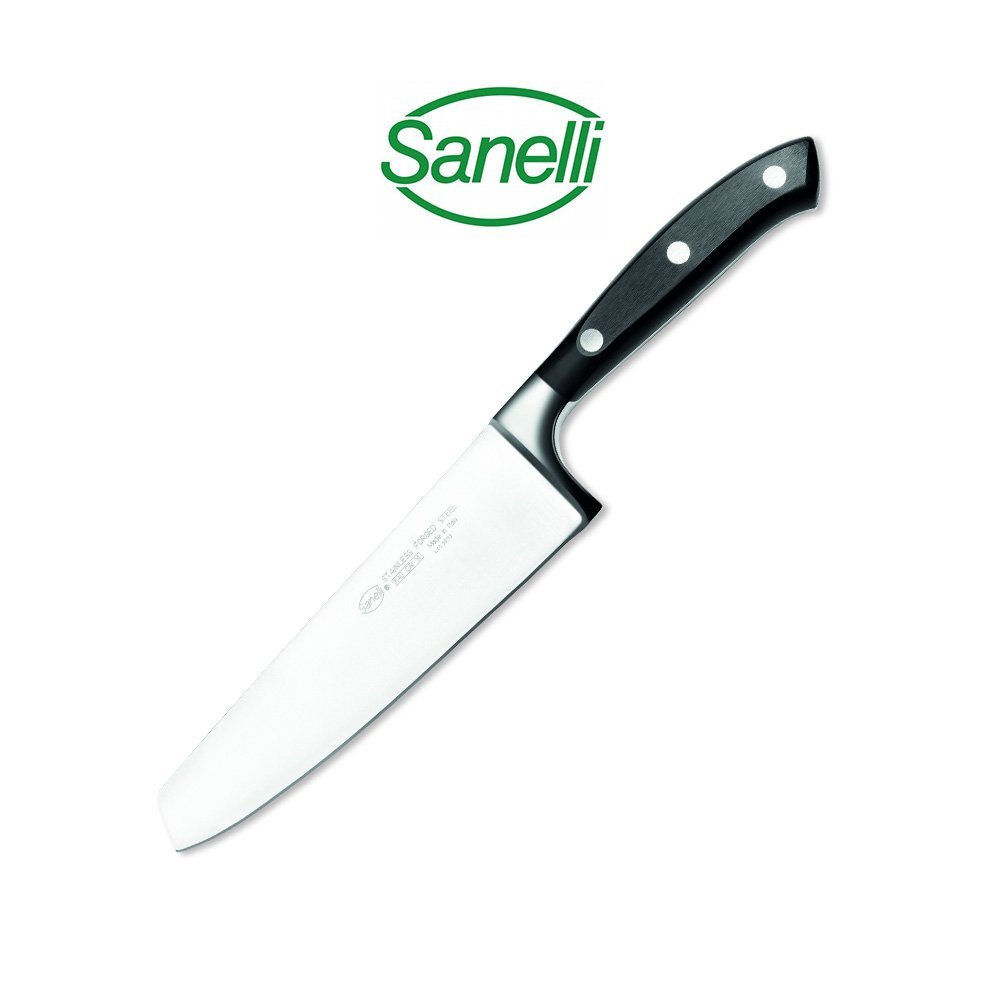 Sanelli - Giapponese Olivato 16 cm - Japonský nôž s vlnkami