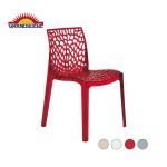 GRANDSOLEIL Gruvyer - 16 ks  Stolička z číreho polykarbonátu