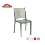 GRANDSOLEIL Nilo - 18 ks Stolička z číreho polykarbonátu s odolným povrchom proti poškriabaniu