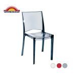 GRANDSOLEIL B-Side - 18 ks  Stolička z číreho polykarbonátu