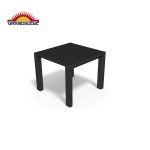 GRANDSOLEIL Brooklyn table 93x90 - 6 ks Polypropylénový stôl spevnený pozinkovanými oceľovými tyčami