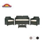 GRANDSOLEIL Garda - Súprava sedačiek z polyméru - 4 sety